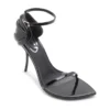 sandale d-ten&half Sandale D-Ten&Half-Stiletto din piele lăcuită și satin
