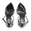 sandale d-ten&half Sandale D-Ten&Half-Stiletto din piele lăcuită și satin