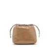 scrunch-d bucket Geantă Scrunch-D-Bucket din piele strălucitoare șifonată