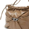 scrunch-d bucket Geantă Scrunch-D-Bucket din piele strălucitoare șifonată