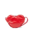 scrunch-d heart Geantă de umăr Scrunch-D-Heart din piele șifonată scrunch-d heart Geantă de umăr Scrunch-D-Heart din piele șifonată