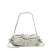 scrunch-d shoulder s Geantă de umăr Scrunch-D S din piele șifonată