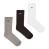 skm-d-oval Set de 3 perechi de șosete din bumbac cu broderie Oval D skm-d-oval Set de 3 perechi de șosete din bumbac cu broderie Oval D