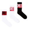 skm-ray-threepack Set de 3 perechi de șosete cu logo pe manșetă skm-ray-threepack Set de 3 perechi de șosete cu logo pe manșetă