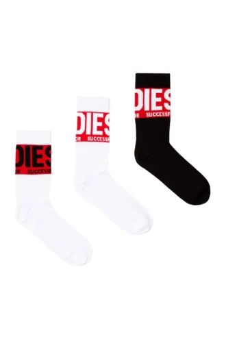 skm-ray-threepack Set de 3 perechi de șosete cu logo pe manșetă skm-ray-threepack Set de 3 perechi de șosete cu logo pe manșetă