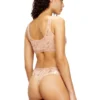 stars-gft Tanga din bumbac elastic cu efect metalic stars-gft Tanga din bumbac elastic cu efect metalic