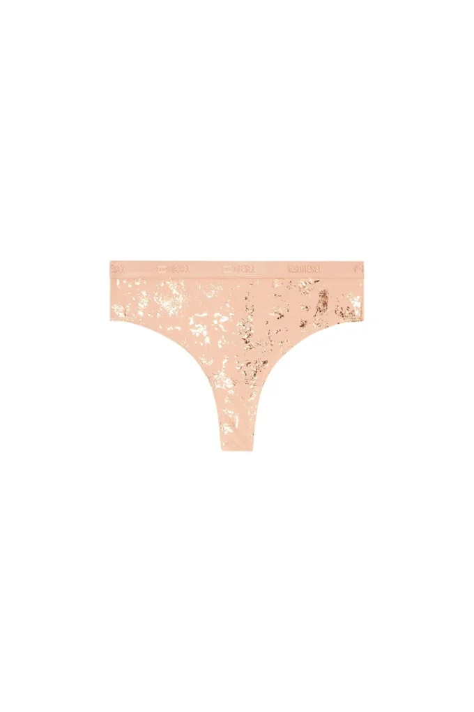 stars-gft Tanga din bumbac elastic cu efect metalic stars-gft Tanga din bumbac elastic cu efect metalic