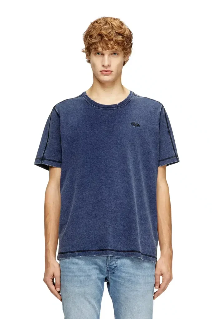 t-adjind-new Tricou cu efect denim