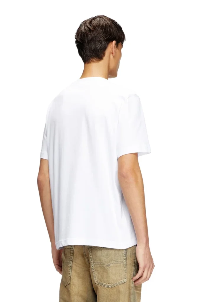 t-adjust-bigoval Tricou cu logo oval în relief t-adjust-bigoval Tricou cu logo oval în relief