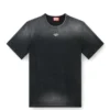 t-adjust-t1 Tricou decolorat cu decupaj oval D