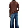 t-adjust-v5 Tricou din bumbac cu croi normal și imprimeu în relief