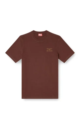 t-adjust-v5 Tricou din bumbac cu croi normal și imprimeu în relief