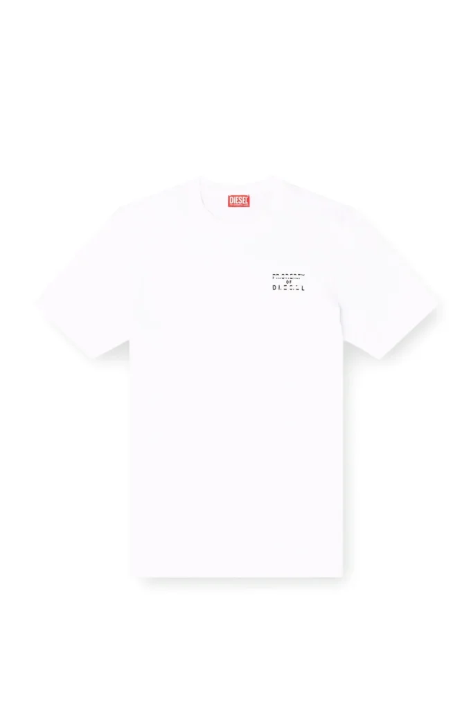 t-adjust-v5 Tricou din bumbac cu croi normal și imprimeu în relief