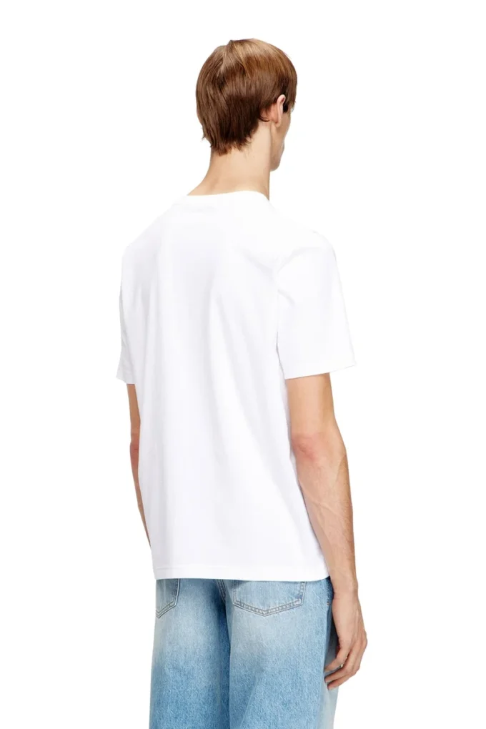 t-adjust-v5 Tricou din bumbac cu croi normal și imprimeu în relief