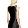 t-amai Top din jersey de nailon cu volane