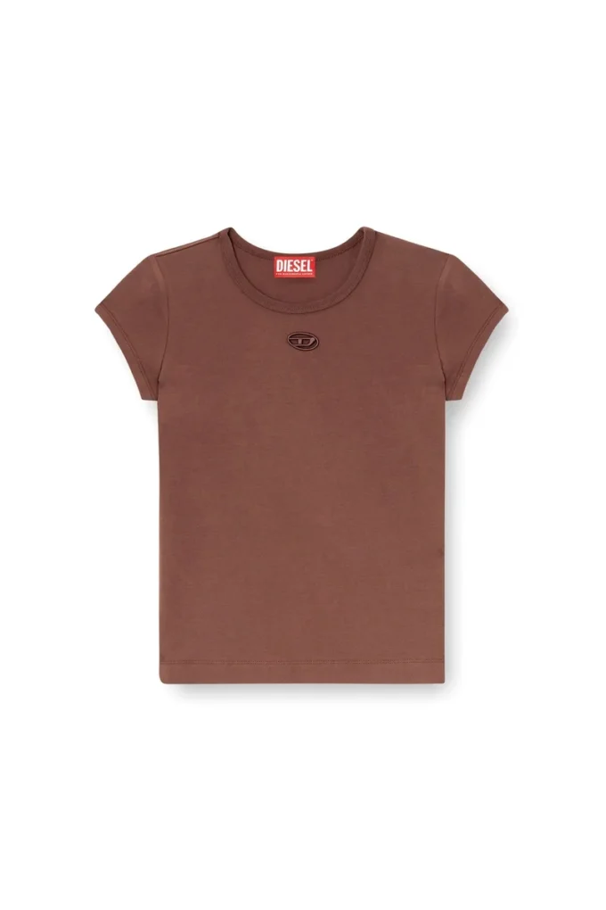 t-angie-od Tricou cu logo brodat decupat