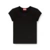 t-angie-od Tricou cu logo brodat decupat