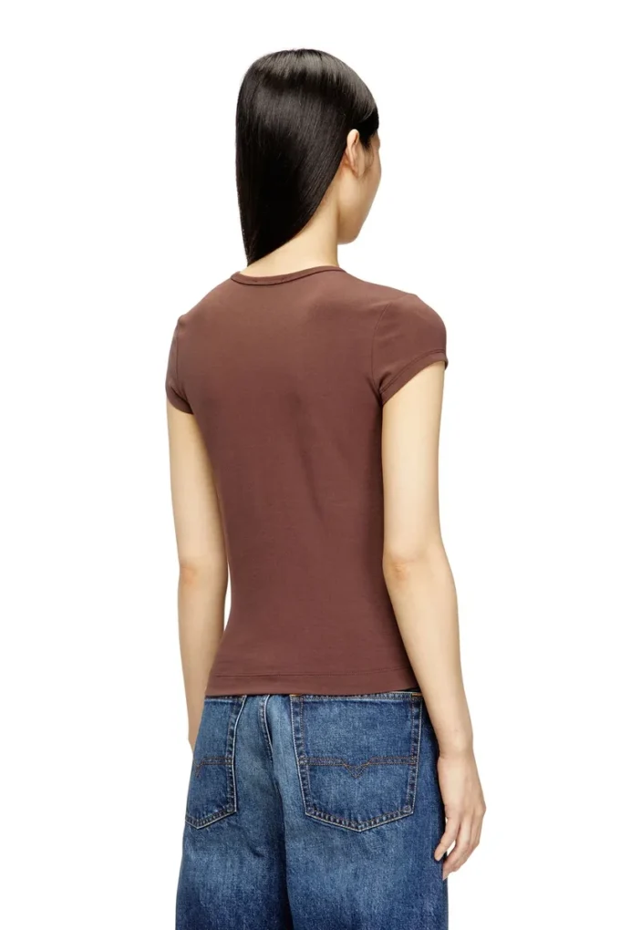 t-angie-od Tricou cu logo brodat decupat