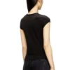 t-angie-od Tricou cu logo brodat decupat