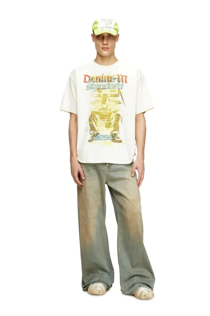 t-bix-aa Tricou cu imprimeu cu versuri