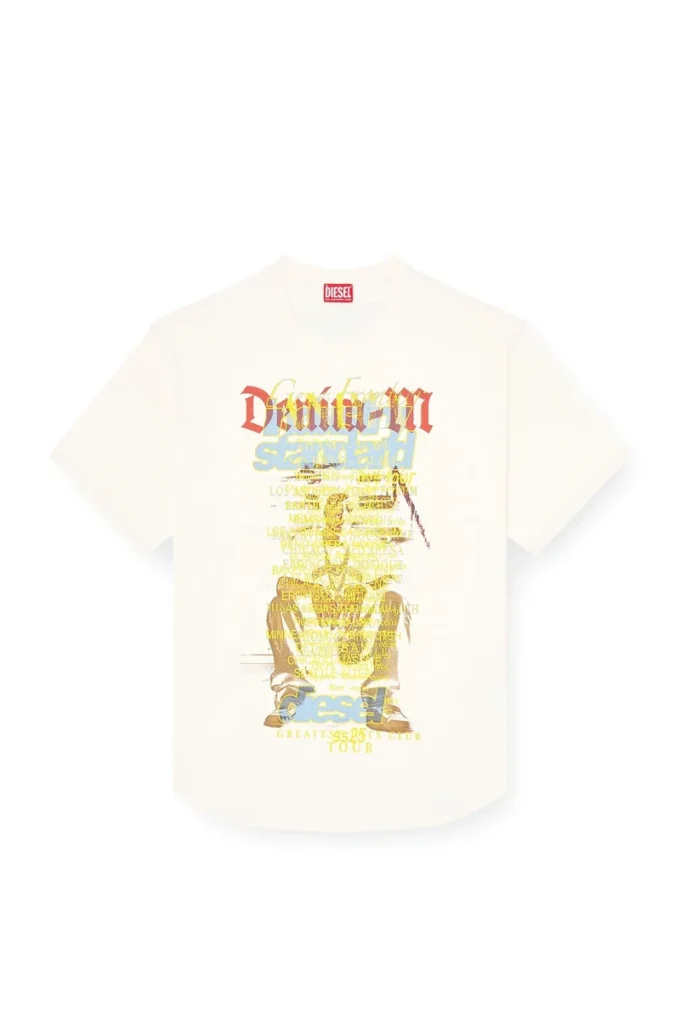 t-bix-aa Tricou cu imprimeu cu versuri