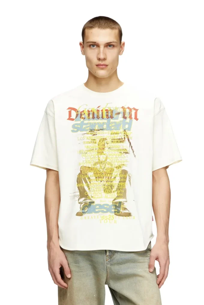 t-bix-aa Tricou cu imprimeu cu versuri