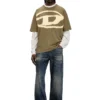 t-boxt-bleach Tricou cu logo Oval D decolorat t-boxt-bleach Tricou cu logo Oval D decolorat