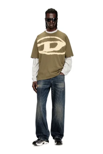 t-boxt-bleach Tricou cu logo Oval D decolorat