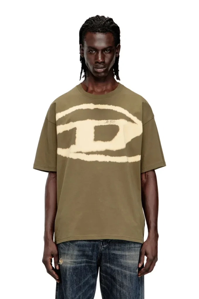 t-boxt-bleach Tricou cu logo Oval D decolorat t-boxt-bleach Tricou cu logo Oval D decolorat