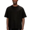 t-boxt-dco Tricou lejer din bumbac cu broderie ovală D t-boxt-dco Tricou lejer din bumbac cu broderie ovală D