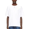 t-boxt-dco Tricou lejer din bumbac cu broderie ovală D t-boxt-dco Tricou lejer din bumbac cu broderie ovală D