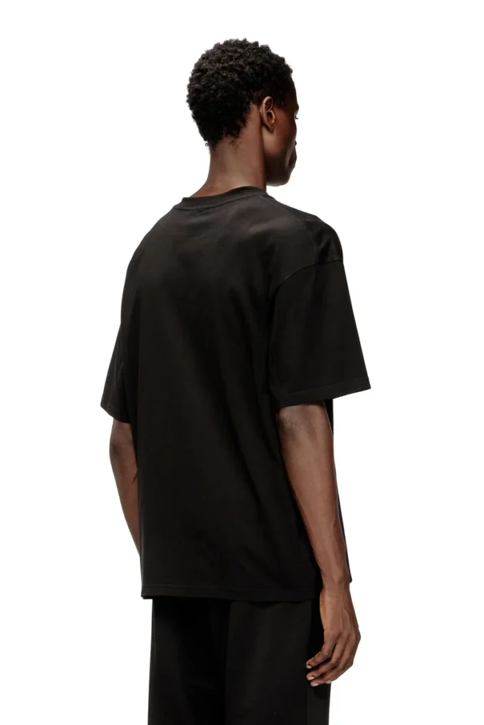 t-boxt-dco Tricou lejer din bumbac cu broderie ovală D t-boxt-dco Tricou lejer din bumbac cu broderie ovală D