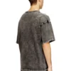 t-boxt-den Tricou lejer din bumbac cu aplicație ovală D t-boxt-den Tricou lejer din bumbac cu aplicație ovală D