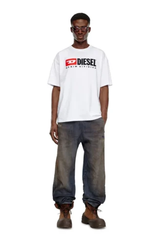 t-boxt-div Tricou cu logo Diesel aplicat