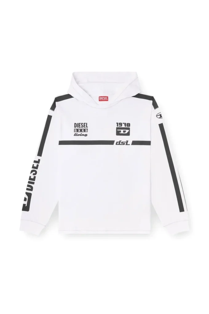 t-boxt-ls-hood-rib Tricou cu glugă și imprimeu contrastant t-boxt-ls-hood-rib Tricou cu glugă și imprimeu contrastant