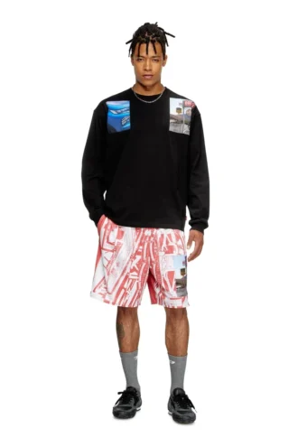 t-boxt-ls-t5 Tricou cu mâneci lungi și patch-uri foto cu logo