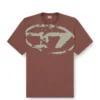 t-boxt-n14 Tricou cu logo floculat în stil vintage t-boxt-n14 Tricou cu logo floculat în stil vintage