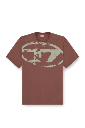 t-boxt-n14 Tricou cu logo floculat în stil vintage