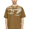 t-boxt-n14 Tricou cu logo floculat în stil vintage t-boxt-n14 Tricou cu logo floculat în stil vintage