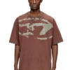 t-boxt-n14 Tricou cu logo floculat în stil vintage t-boxt-n14 Tricou cu logo floculat în stil vintage
