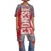 t-boxt-peel Tricou cu logo din jersey distrus t-boxt-peel Tricou cu logo din jersey distrus