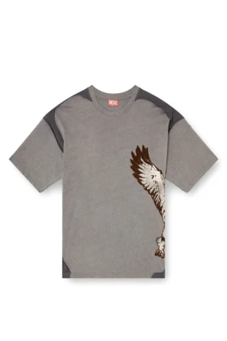 t-boxt-peeloff Tricou Peel-off cu imprimeu vultur