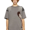 t-boxt-peeloff Tricou Peel-off cu imprimeu vultur t-boxt-peeloff Tricou Peel-off cu imprimeu vultur
