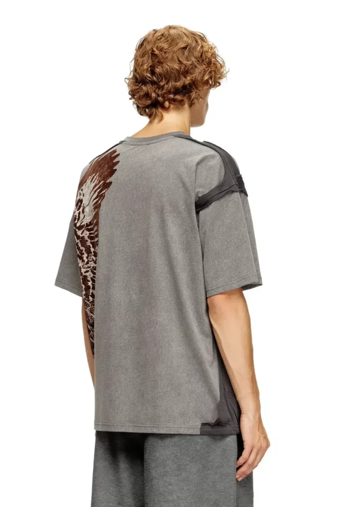 t-boxt-peeloff Tricou Peel-off cu imprimeu vultur t-boxt-peeloff Tricou Peel-off cu imprimeu vultur