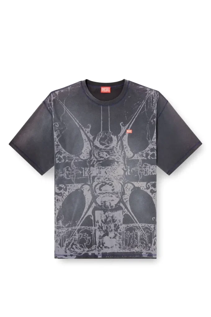 t-boxt-t13 Tricou cu imprimeu medieval în tonuri t-boxt-t13 Tricou cu imprimeu medieval în tonuri