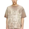 t-boxt-t13 Tricou cu imprimeu medieval în tonuri t-boxt-t13 Tricou cu imprimeu medieval în tonuri