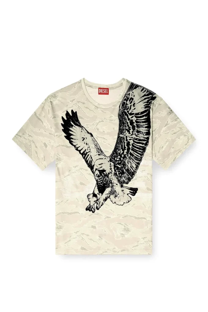 t-boxt-t14 Tricou camuflaj cu imprimeu vultur t-boxt-t14 Tricou camuflaj cu imprimeu vultur