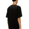 t-boxt-t21 Tricou din bumbac cu imprimeu cu gură de rechin t-boxt-t21 Tricou din bumbac cu imprimeu cu gură de rechin