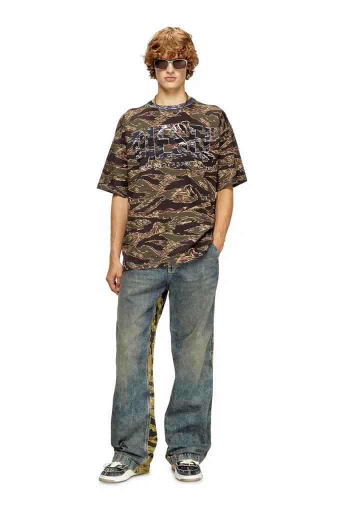 t-boxt-t22 Tricou Camo cu logo camuflaj t-boxt-t22 Tricou Camo cu logo camuflaj