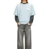 t-boxt-t23 Tricou din bumbac cu imprimeu grafic t-boxt-t23 Tricou din bumbac cu imprimeu grafic